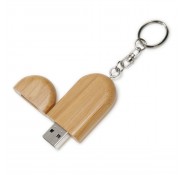 Флешка 64 Gb з кришечкою на магніті, бамбук