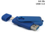 Флешка Twister Double 64 Gb, пластик