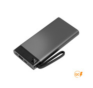 Повербанк METEOR 10000 mAh, метал