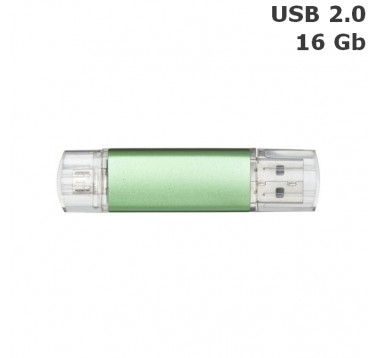 Флешка Dandy Double 16 Gb, метал